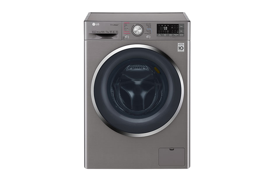 เครื่องซักผ้าฝาหน้า LG แบบซัก ขนาดซัก 10.5 KG 1400rpm รุ่น FC1450S4W