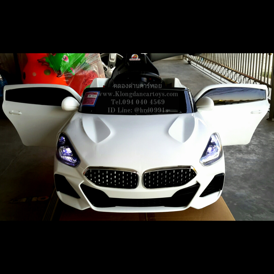 รถเด็กแบตเตอรี่BMWz4คูเป้*ใช้มือถือบังคับได้*(โยกแบบสไลด์, 2มอเตอร์ใหญ่,แบต6v7a, ออกตัวสมูท, เล่นUSB SD MP3, รีโมทบูลทูธ, มีโช้ค, มีประตูเปิดได้)