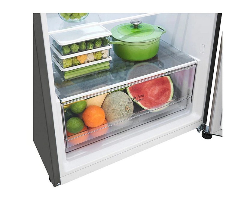 ตู้เย็น 2 ประตู LG ขนาด 14 คิว รุ่น GN-B392PLGK ประหยัดไฟเบอร์ 5 ควบคุมอุณหภูมิให้คงที่ และ ทำความเย็นรวดเร็ว