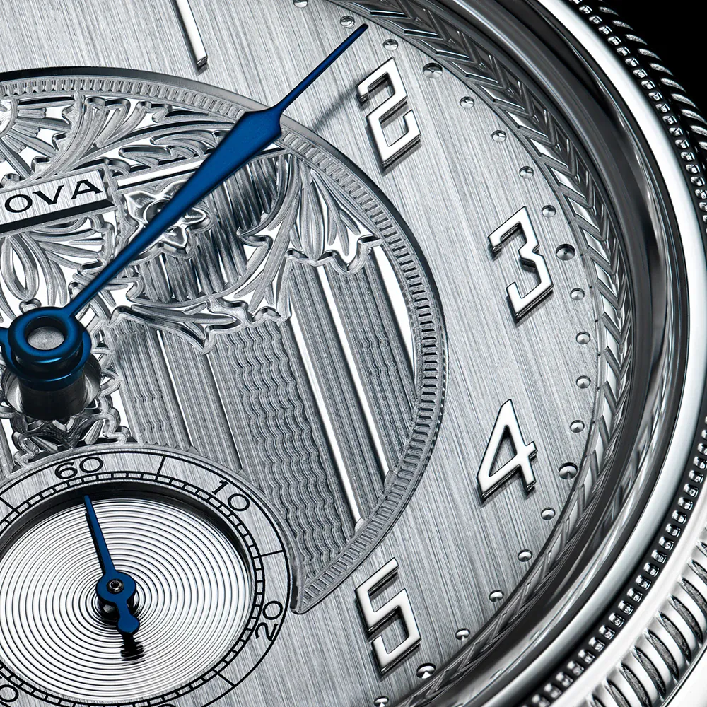 Bulova 96A325 นาฬิกาพก Bulova Archive Series Art Deco 150th Anniversary Pocket Watch Swiss Limited Edition of 350 Pcs.