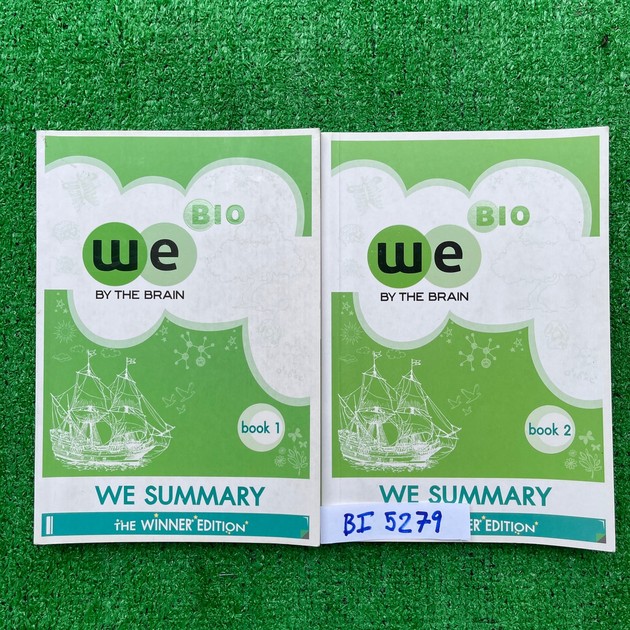 BI5279 [พี่บิ๊ก เดอะเบรน The Brain] We Summary สรุปชีววิทยา หนังสือสรุปให้อย่างดี มีภาพสีสวยประกอบคำอธิบาย จัดเรียงเนื้อหาและรูปภาพน่าอ่าน มีรอยขีดเส้นด้วยปากกาสี ขออนุญาตขายเกินราคาปก ขายเหมา 2 เล่ม 1200฿