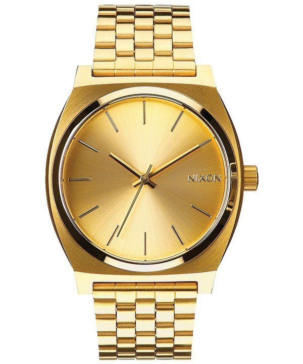 Nixon A045-511-00 นาฬิกาผู้ชาย Nixon รุ่น A045511, Time Teller All Gold Quartz Men's Watch