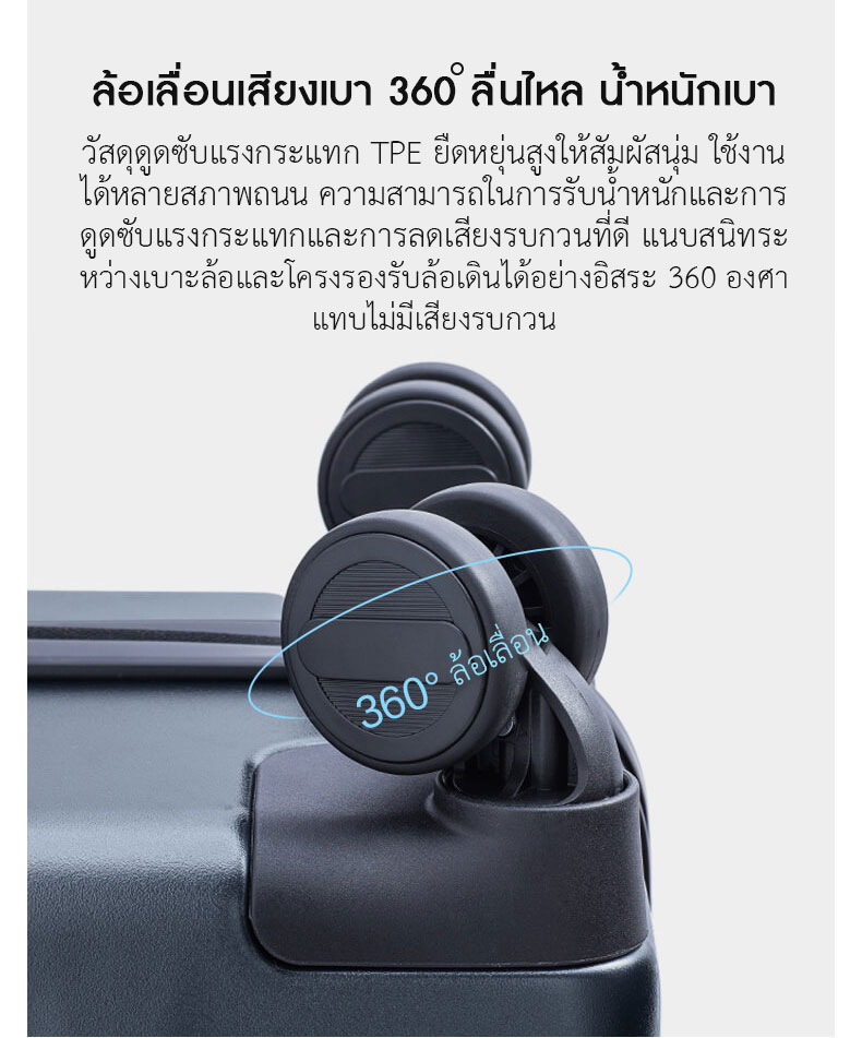Xiaomi 90GO Passport 20" Suitcase - กระเป๋าเดินทางรุ่นพาสปอร์ต ขนาด 20 นิ้ว
