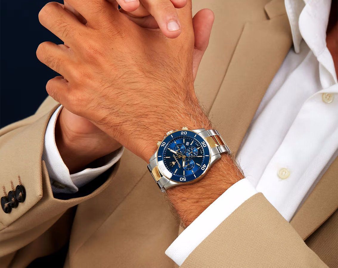 Maserati R8873600006 นาฬิกาผู้ชาย Competizione Chronograph Quartz Men's Watch