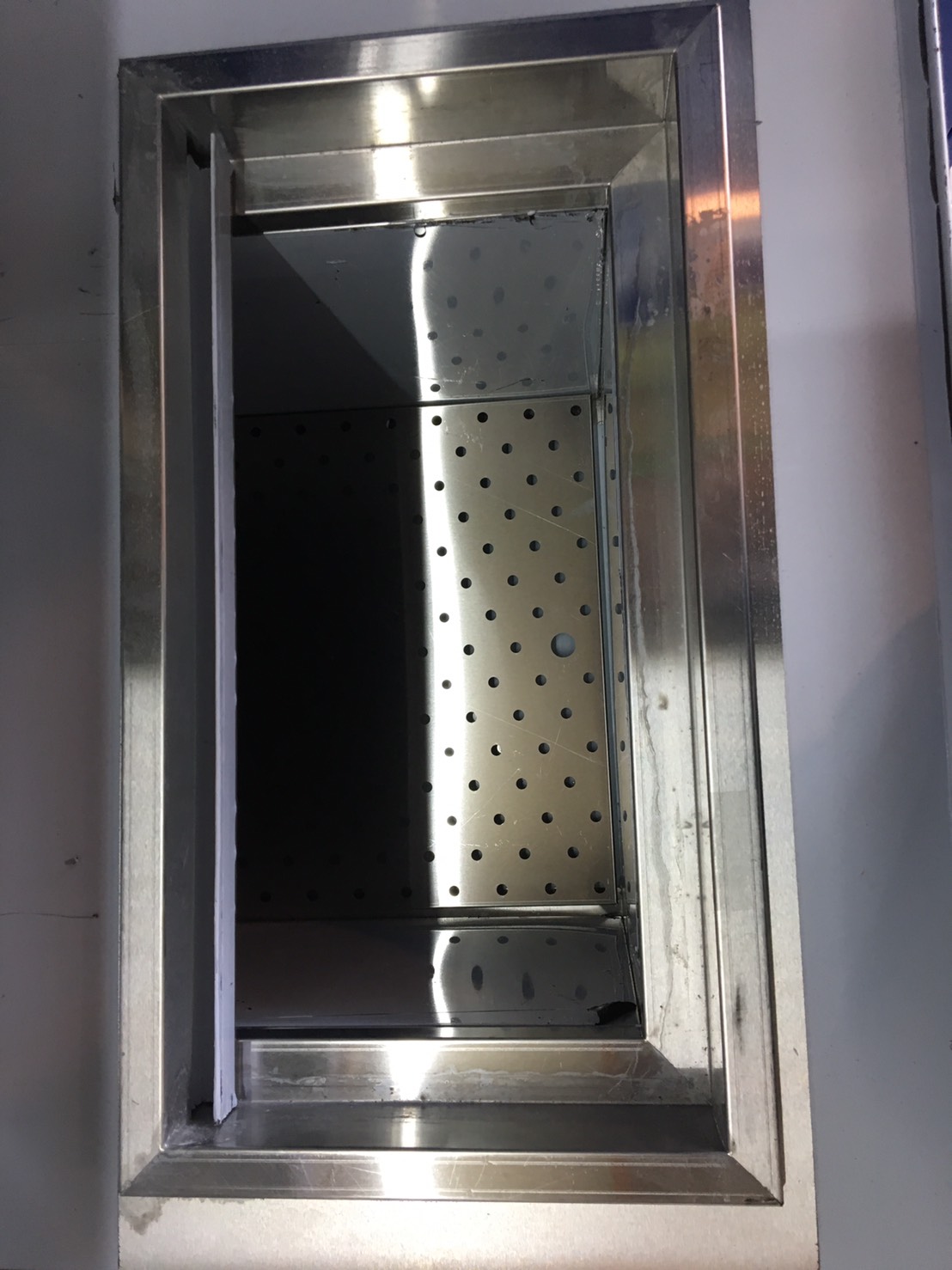 เคาเตอร์สแตนเลส Bubble tea shop stainless steel preparaton counter 1.2m