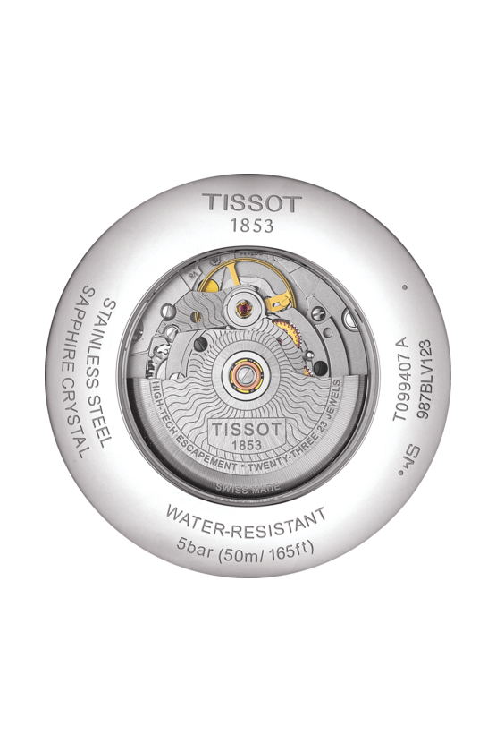 Tissot T099.407.16.447.00 นาฬิกาผู้ชาย Tissot รุ่น T0994071644700, Chemin Des Tourelles Powermatic 80 Men's Watch