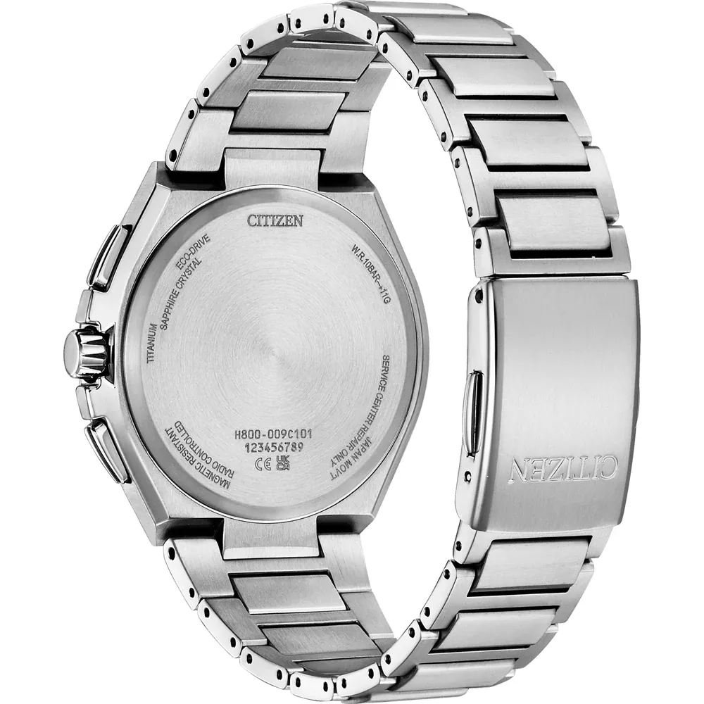 Citizen AT8238-84M นาฬิกาผู้ชาย Super Titanium Radio-Controlled World Time Eco-Drive Men's Watch
