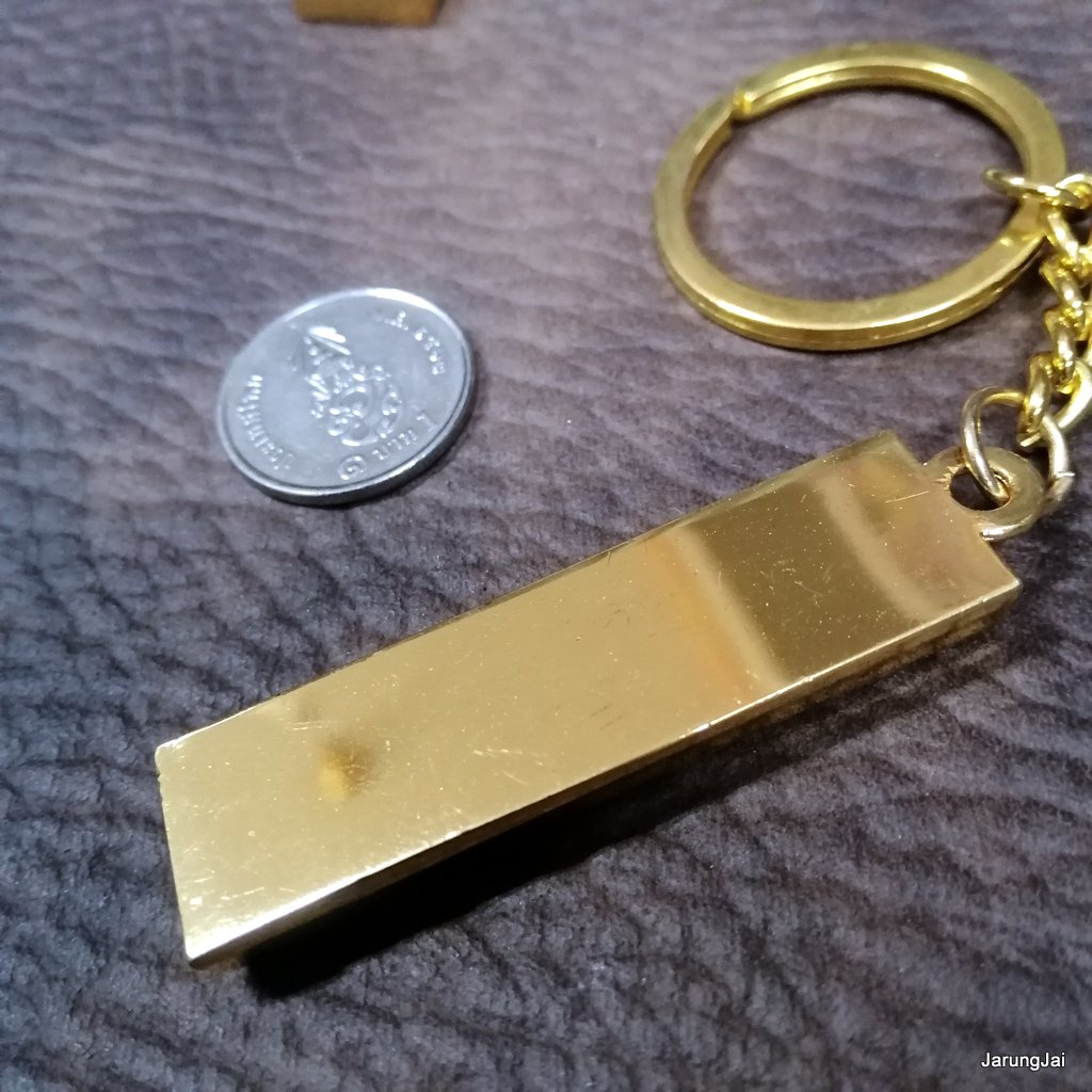 พวงกุญแจ ทองคำแท่งจำลอง ส่งจากไทย