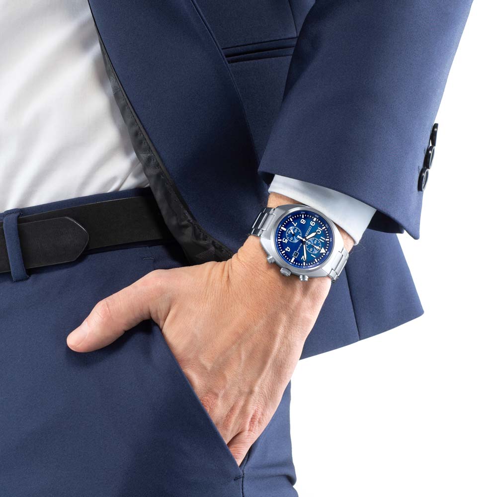 Citizen CA7040-85L นาฬิกาผู้ชาย Eco-Drive Chronograph Men's Watch