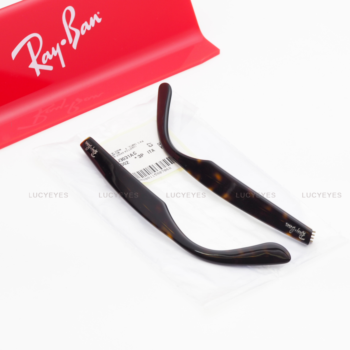 ขาแว่น RAYBAN แท้ 100% RB2140F WAYFARER สี HAVANA (กระ)