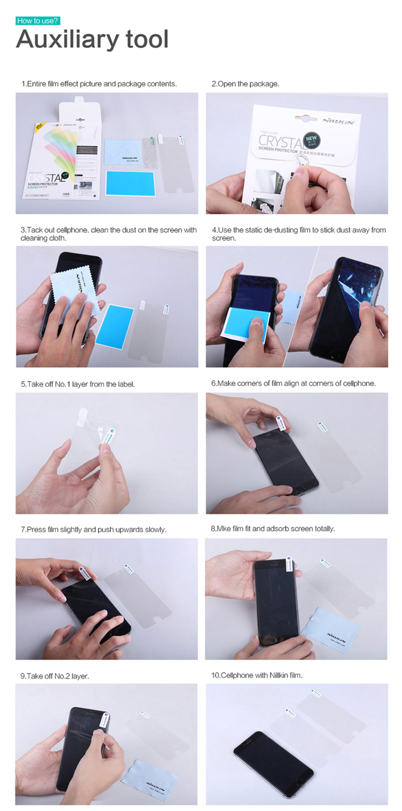 ฟิล์มกันรอยใส Nillkin Super Clear สำหรับ Xiaomi Redmi S2 / Y2