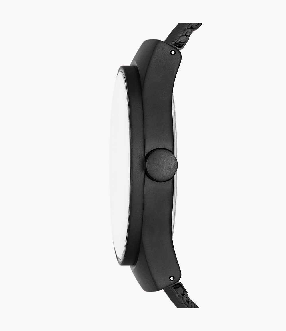 Skagen SKW6793 นาฬิกาผู้ชาย Sol Midnight Stainless Steel Mesh Black Solar Men's Watch