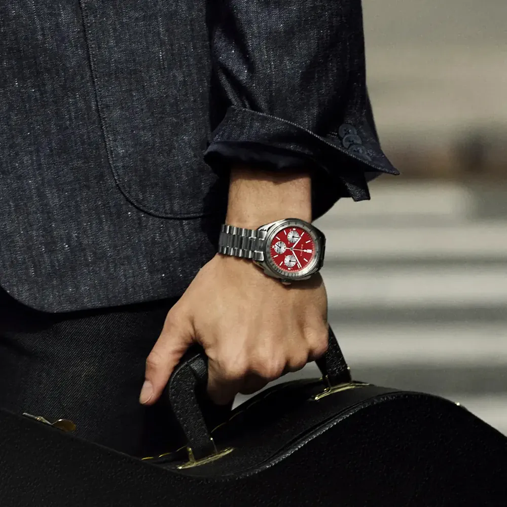 Bulova 96K115 นาฬิกาผู้ชาย Lunar Pilot Blood Moon Men's Watch