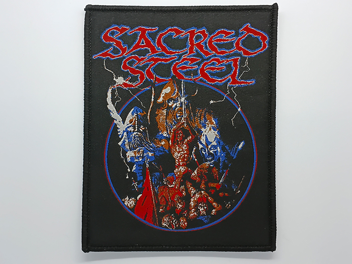 SACRED STEEL 'Wargods of Metal' Woven Patch