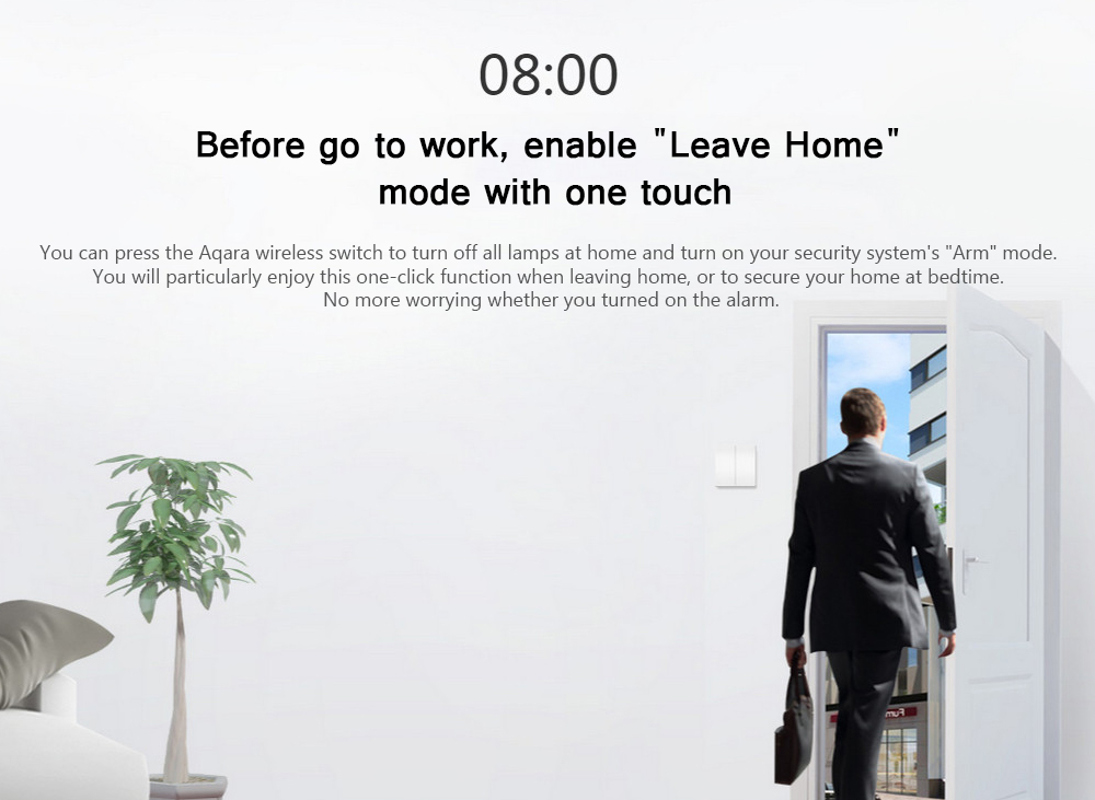 Xiaomi Aqara Wireless Switch (One Button) - สวิทซ์ไฟไร้สาย (1 ปุ่ม)