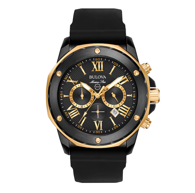 Bulova 98B278 นาฬิาผู้ชาย Chronograph Marine Star Men's Watch