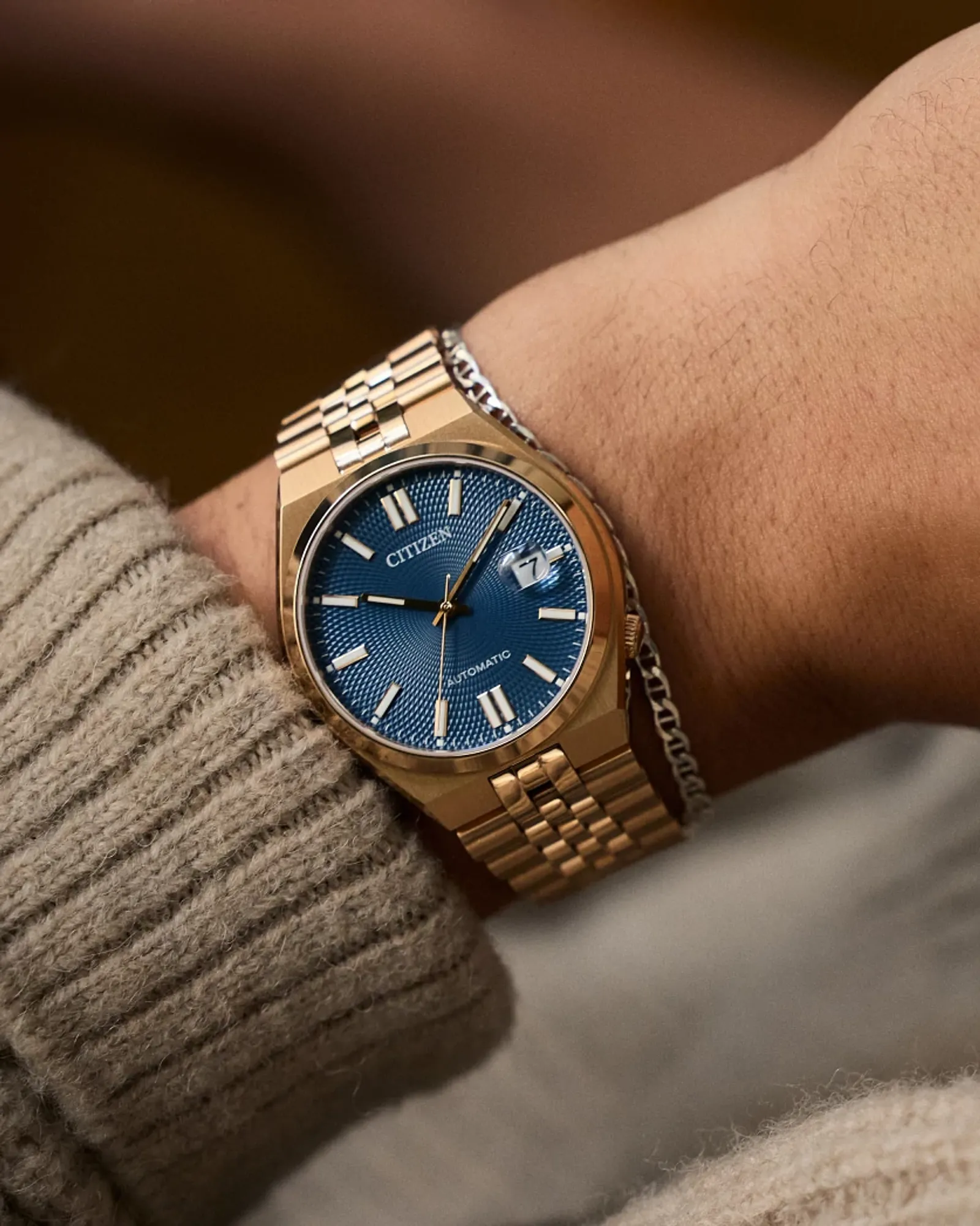 Citizen NK0023-57L นาฬิกาผู้ชาย TSUYOSA 60 Automatic Men's Watch