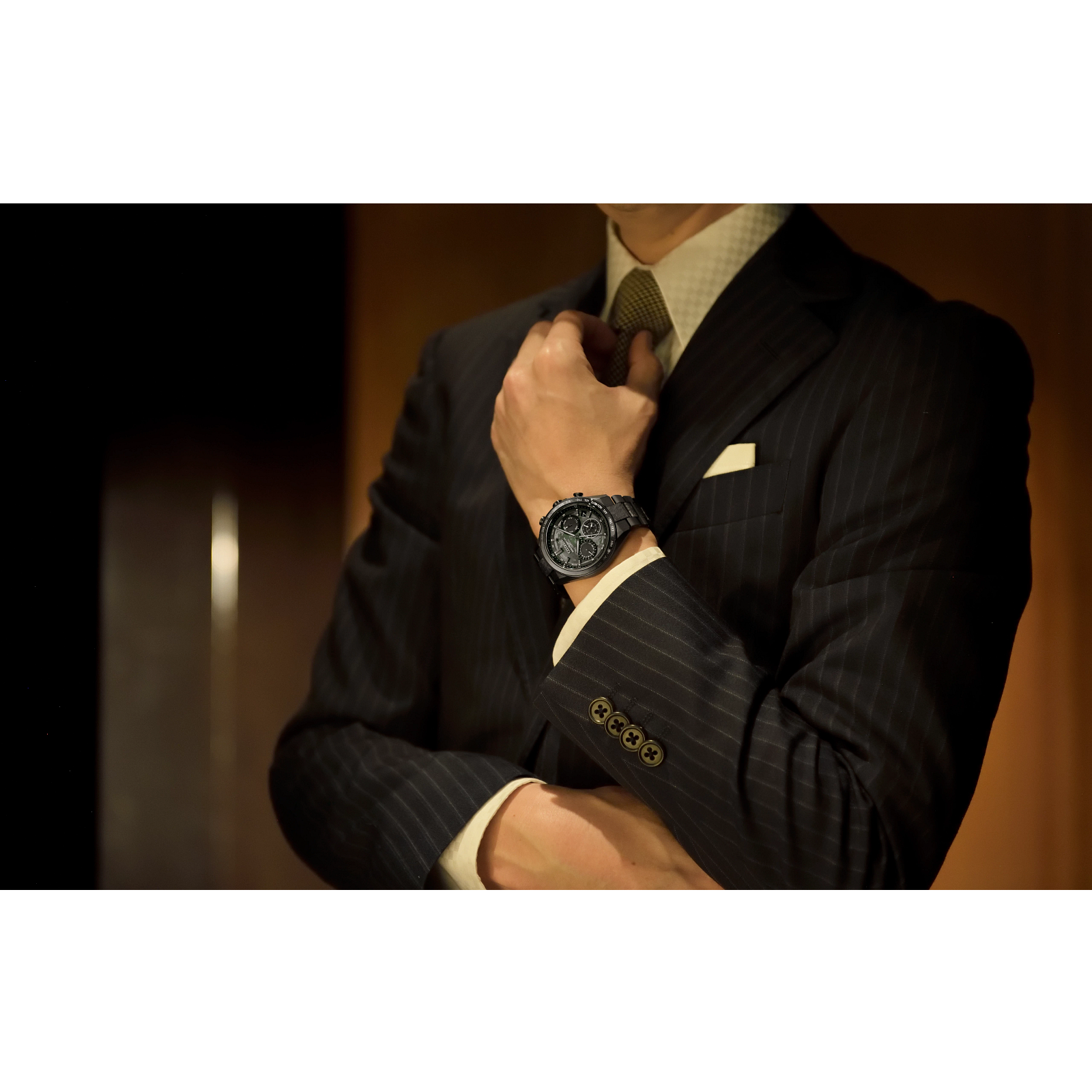 Citizen CC4065-61Y นาฬิกาผู้ชาย Attesa HAKUTO-R Satellite GPS Super Titanium™ Eco-Drive Radio-Controlled Perpetual Limited Edition 1,900 Pcs. Men's Watch