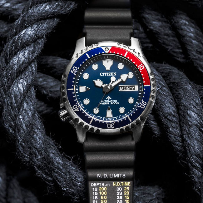 Citizen NY0086-16L นาฬิกาผู้ชาย Promaster Marine Automatic Diver's Men's Watch