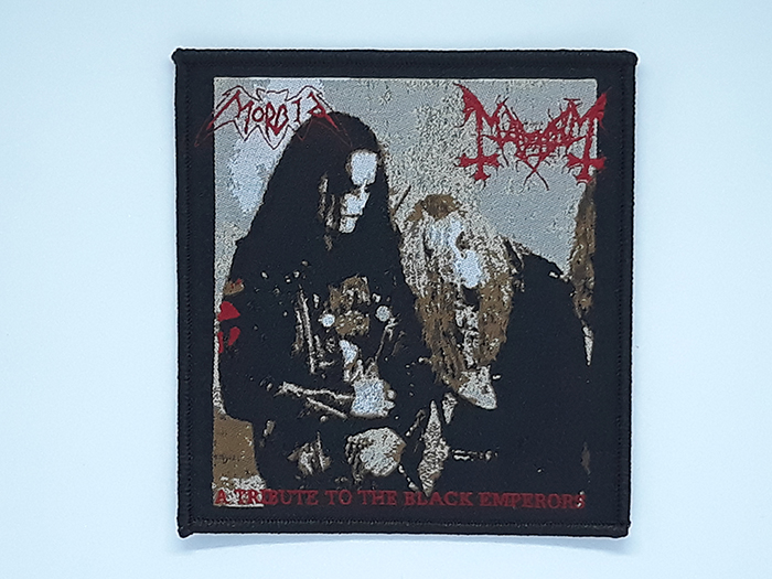 MAYHEM/MORBID 'A Tribute To The Black Emperor' Woven Patch อาร์มแบบทอ