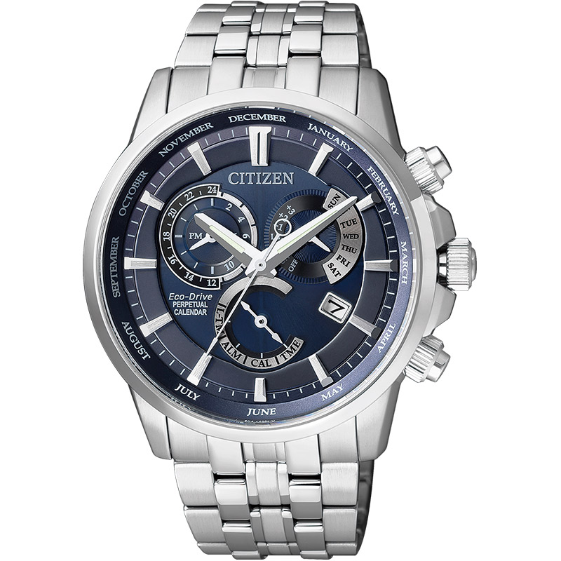 Citizen BL8141-87L นาฬิกาผู้ชาย Eco-Drive Perpetual Made in Japan Men's Watch