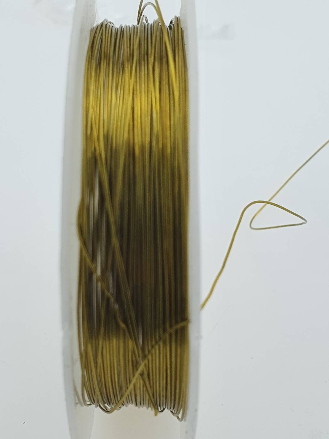 ลวดอลูมิเนียมขนาด 0.3 มิลลิเมตร สำหรับทำเครื่องประดับ ความยาว 10 เมตร