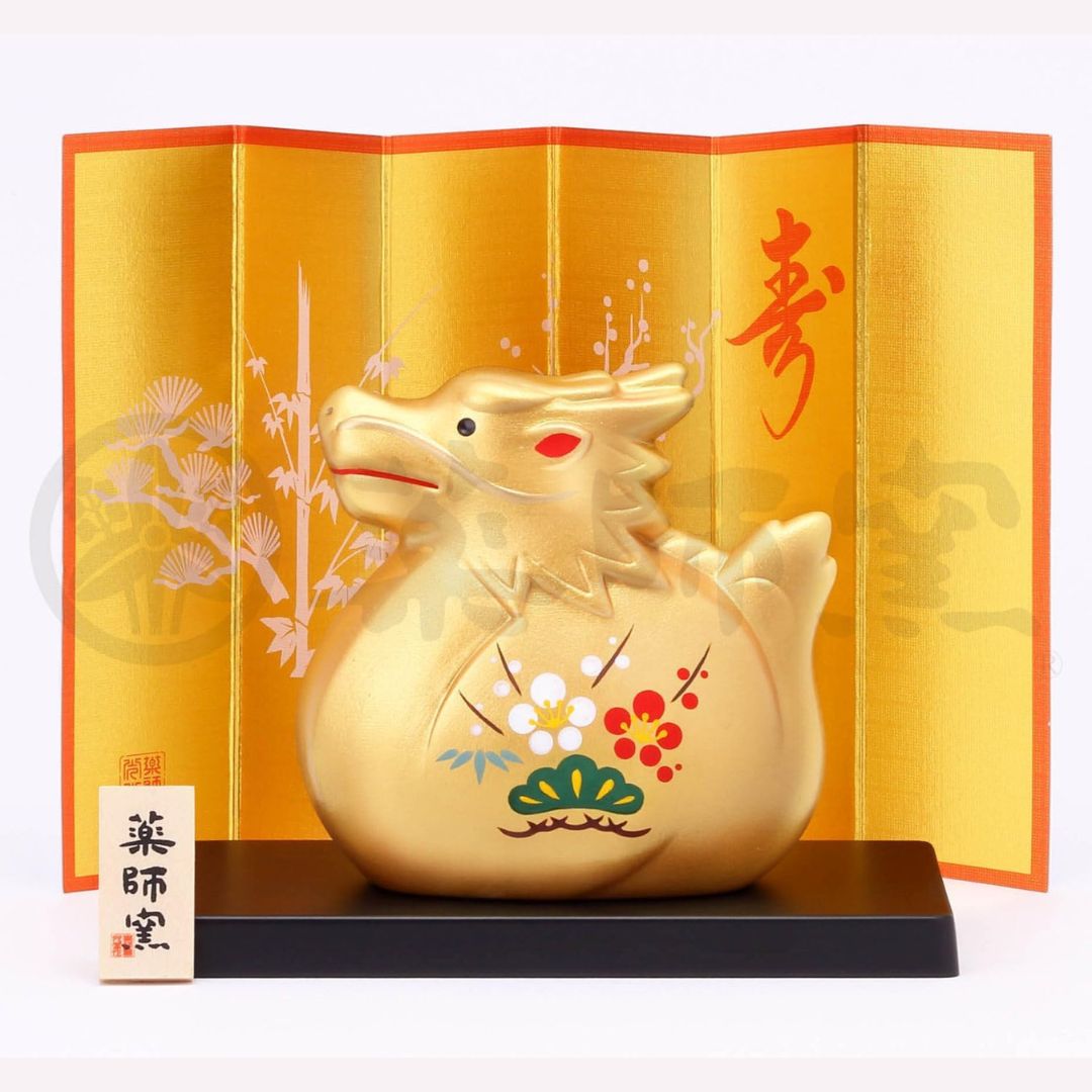 [PRE-ORDER] มังกรทอง ของมงคลญี่ปุ่น ฮวงจุ้ยโต๊ะทำงาน เสริมโชคลาภ ปีมังกร นำเข้าจากญี่ปุ่น Golden Dragon Zodiac 2024