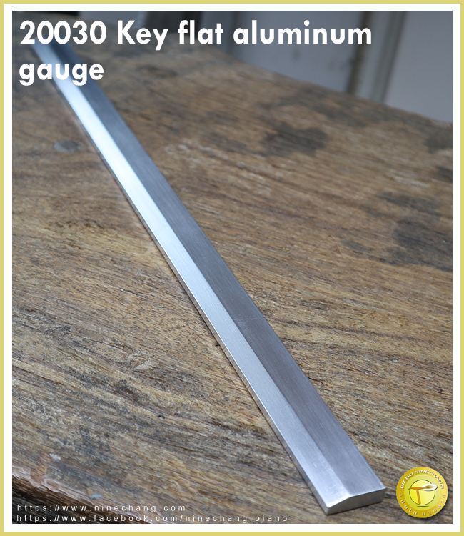 20030 Key flat aluminum gauge