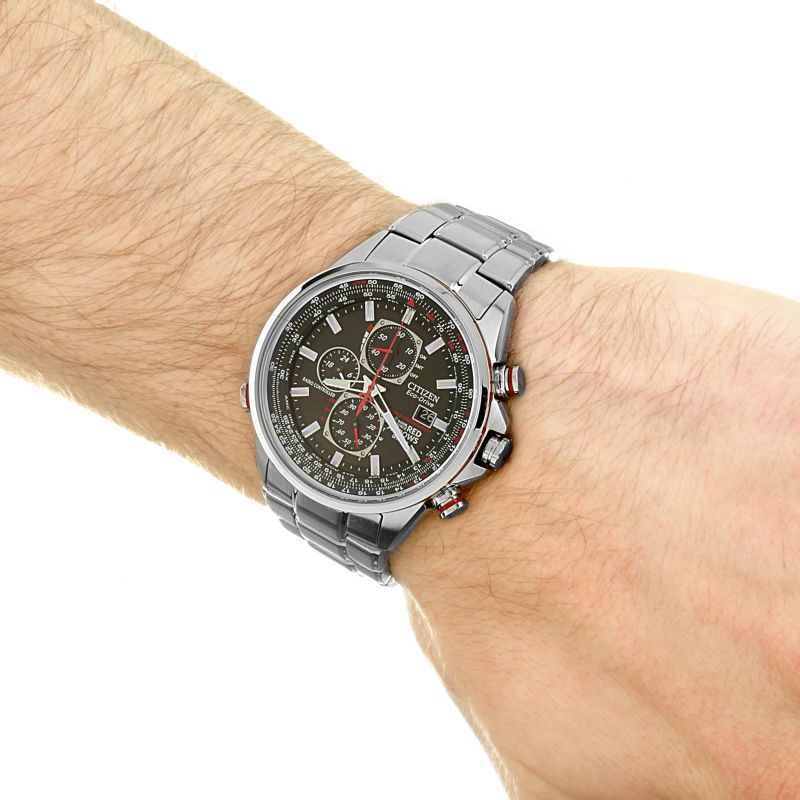 Citizen AT8060-50E นาฬิกาผู้ชาย Citizen Eco-drive รุ่น AT8060-50E, Red Arrows Chronograph A.T Men's Watch