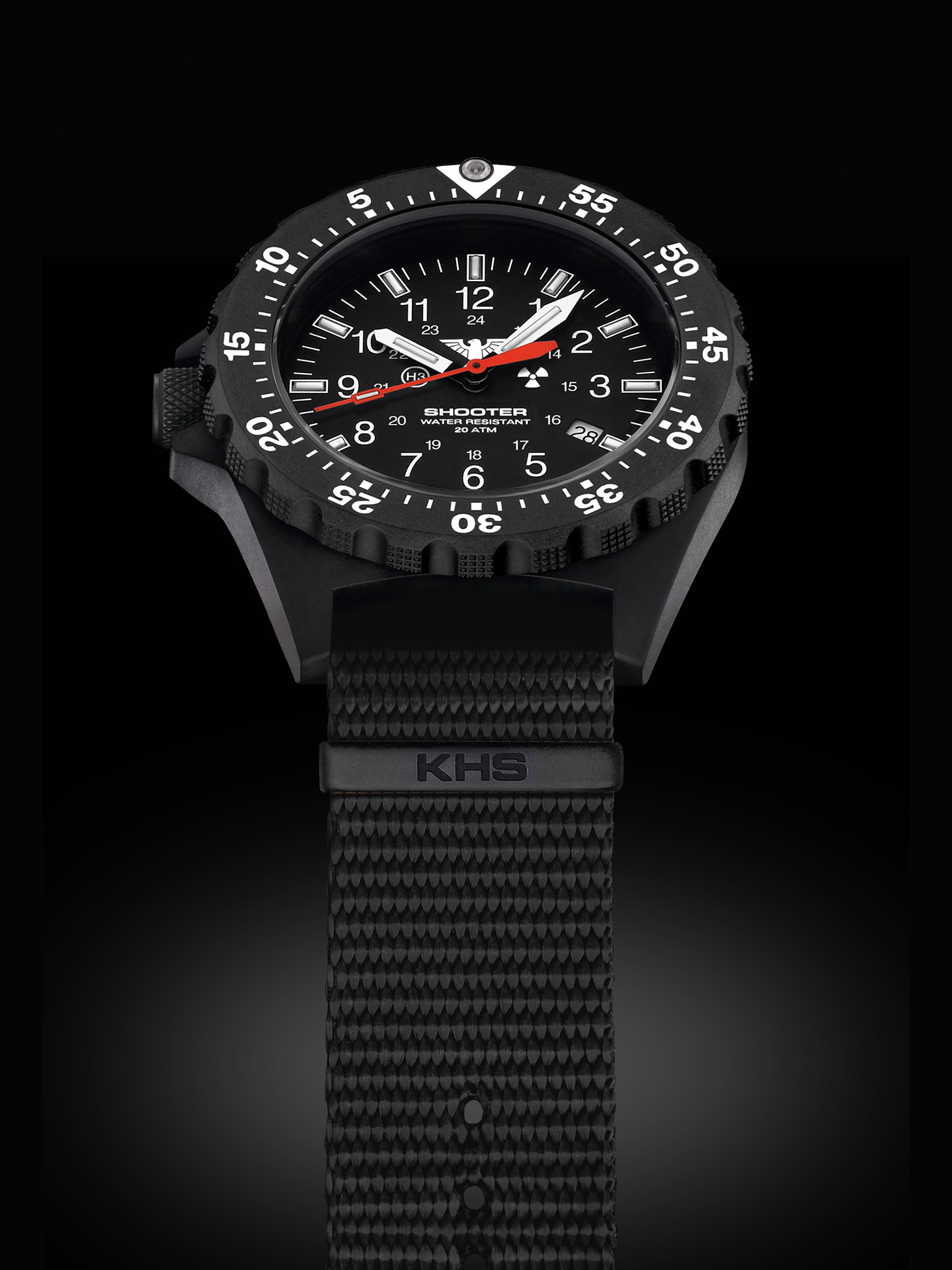 KHS Tactical KHS.SH2OT.NB นาฬิกา Shooter MKII Quartz Watch