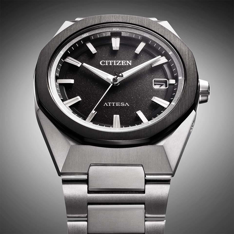 Citizen CB3044-55E นาฬิกาผู้ชาย Eco-Drive Attesa Titanium Radio-Controlled Made in Japan Men's Watch