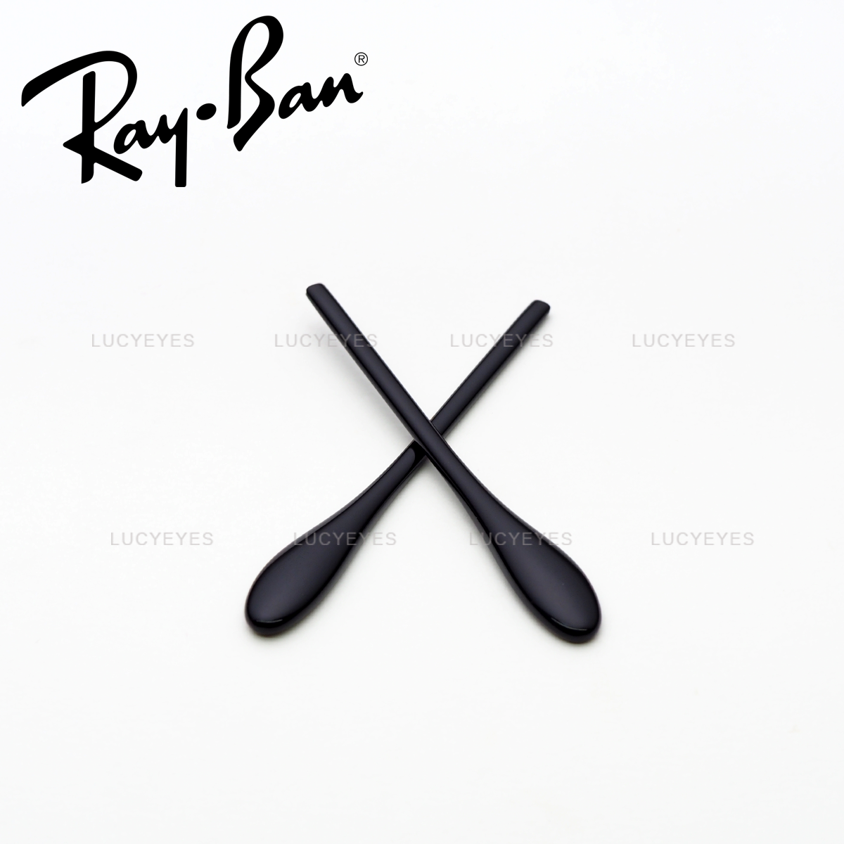ยางหุ้มขาแว่นกันแดด RB3538 แท้ 100% (สีดำ)