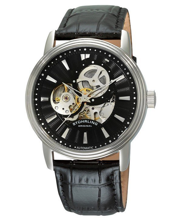 Stuhrling Original 1076.33151 นาฬิกาผู้ชาย Stuhrling Original รุ่น 1076.33151, Legacy Delphi Acheron Automatic Skeleton Men's Watch