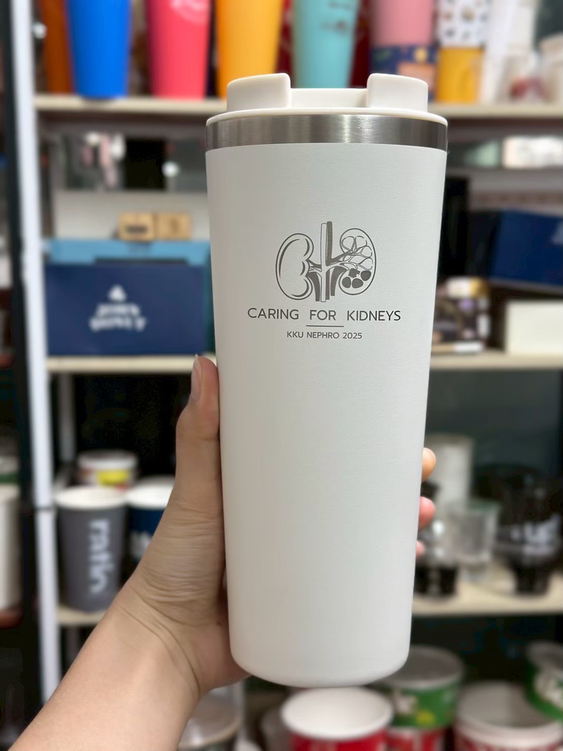 ผลงาน เลเซอร์โลโก้บนแก้ว