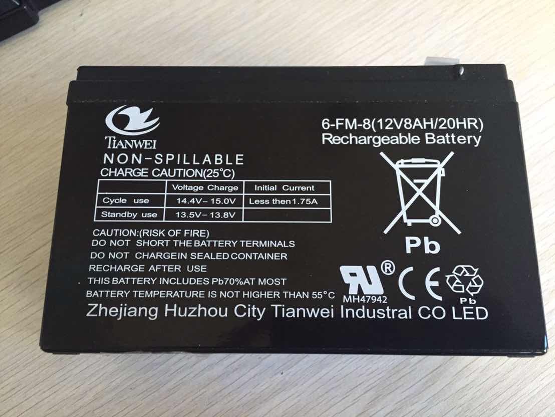 12V 8AH