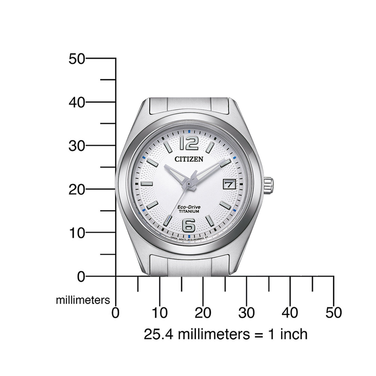 Citizen FE6151-82A นาฬิกาผู้หญิง Eco-Drive Titanium Women's Watch