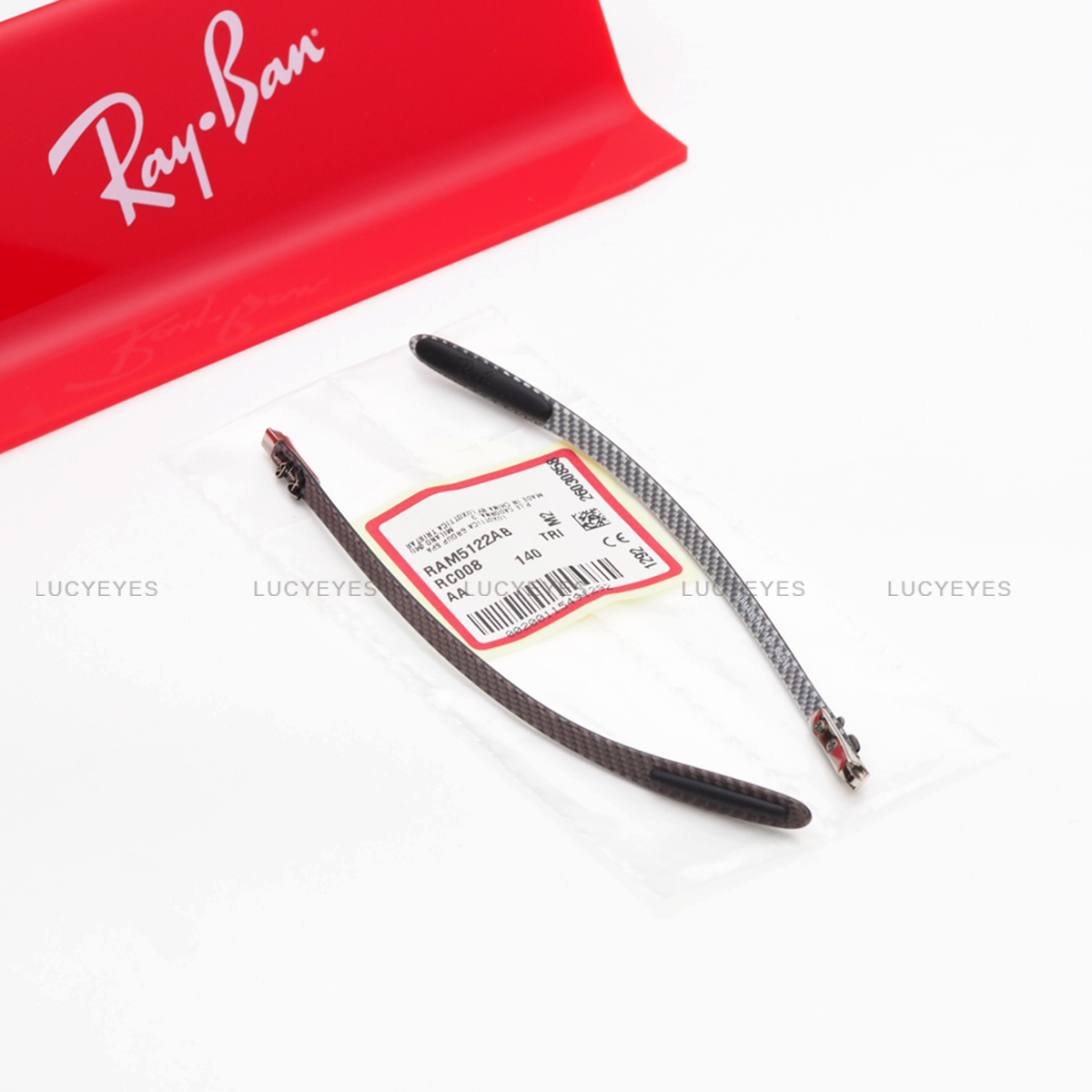 ขาแว่น RAYBAN แท้ 100% RB8317CH CARBON FIBRE สีเทา