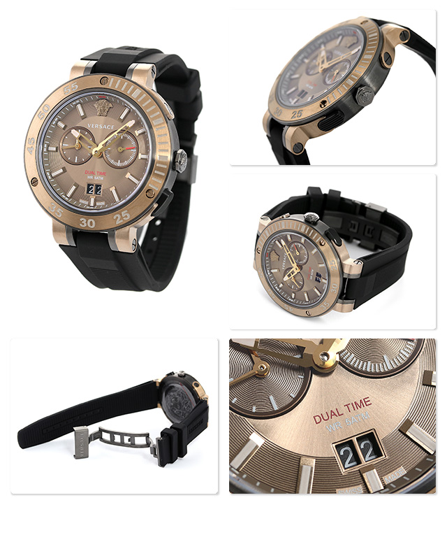 Versace VECN00319 นาฬิกาผู้ชาย Extreme Pro Quartz Swiss Made Men's Watch