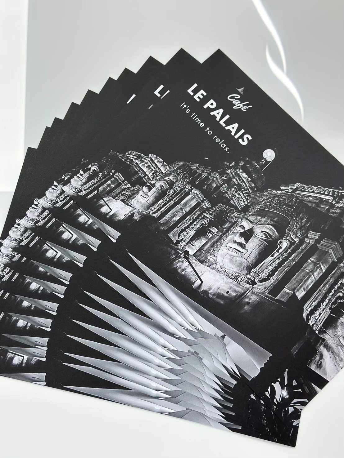 ผลงาน กระดาษรองจานพิมพ์โลโก้