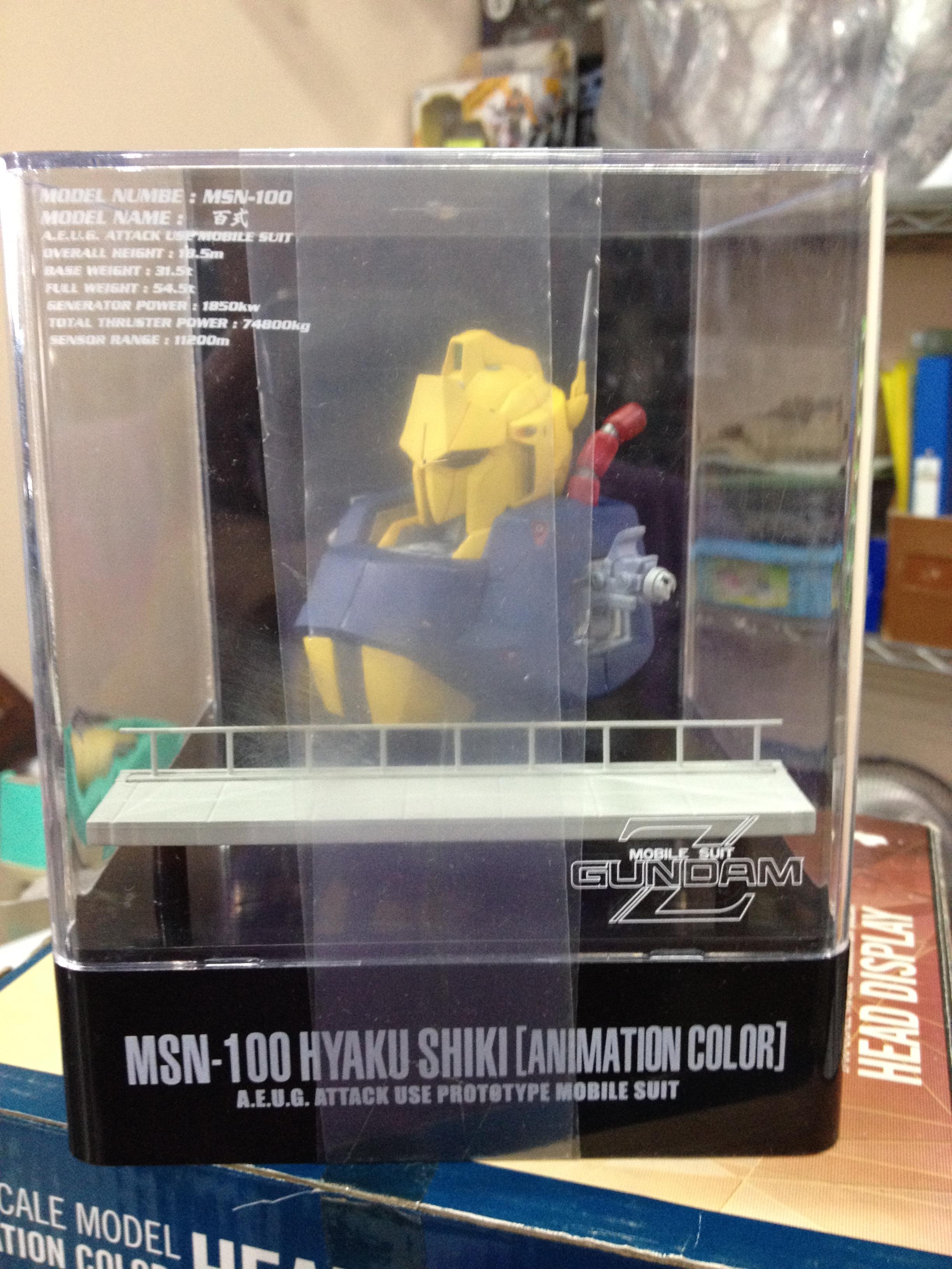 Banpresto Head Display 1/60 Scale Model - MSN-100 Hyaku Shiki