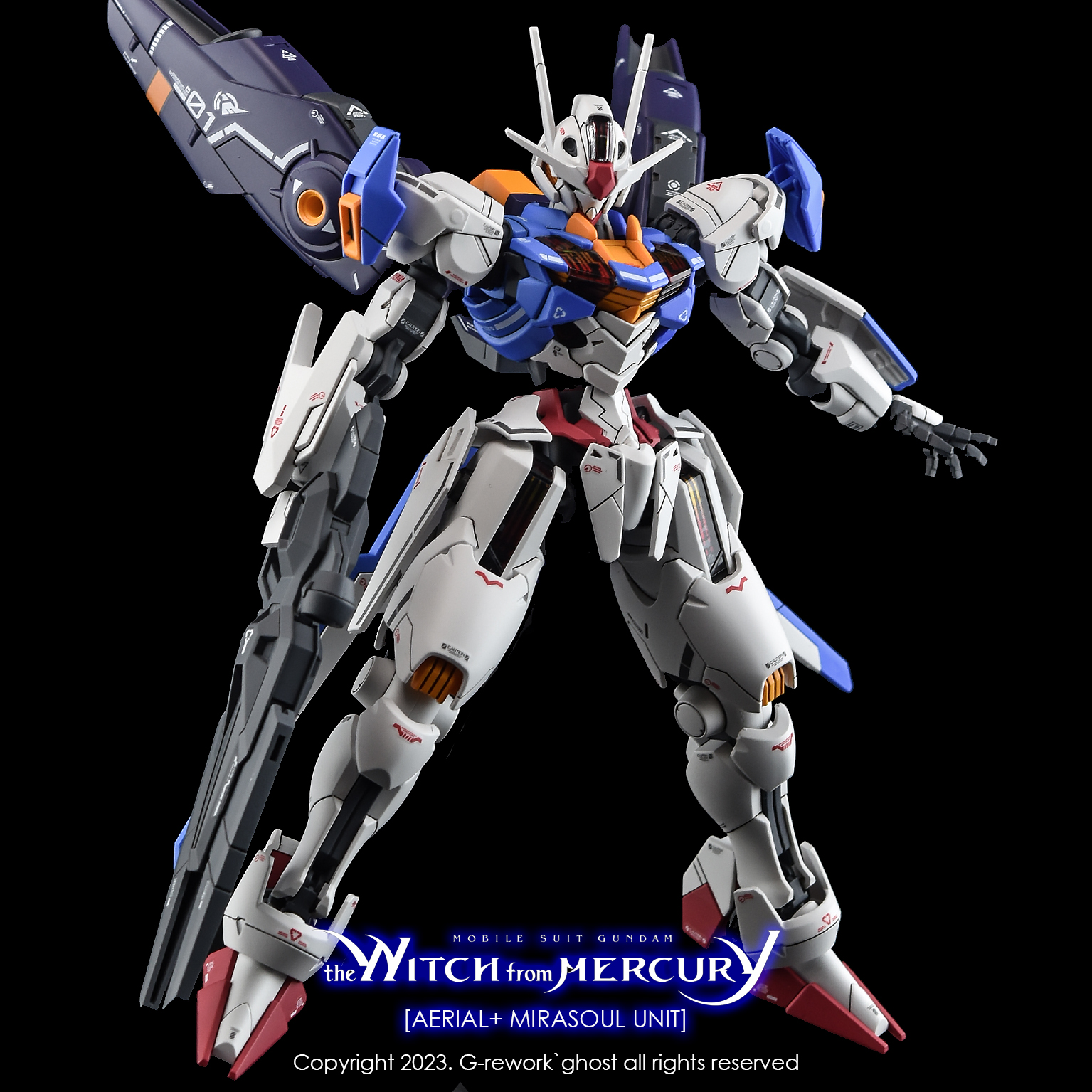 G-REWORK CUSTOM DECAL HG MIRASOL FLIGHT UNIT