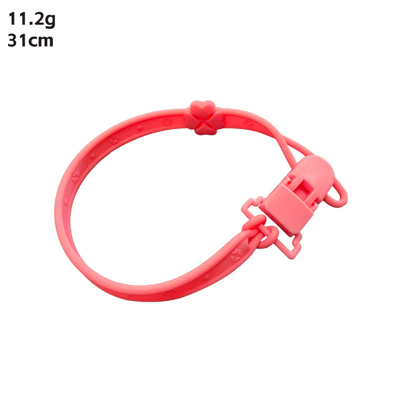 สายคล้องยางกัดสีพาสเทล สายซิลิโคน สายคล้องจุกหลอก