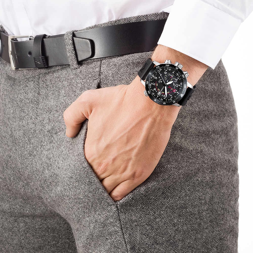 Citizen BN4044-15E นาฬิกาข้อมือผู้ชาย Eco-Drive Promaster Professional Altichron Multifunction Men's Watch