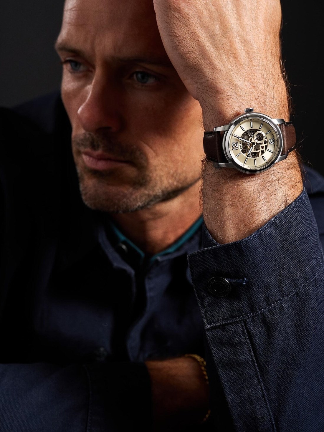 Fossil ME3264 นาฬิกาผู้ชาย Heritage Automatic Men's Watch