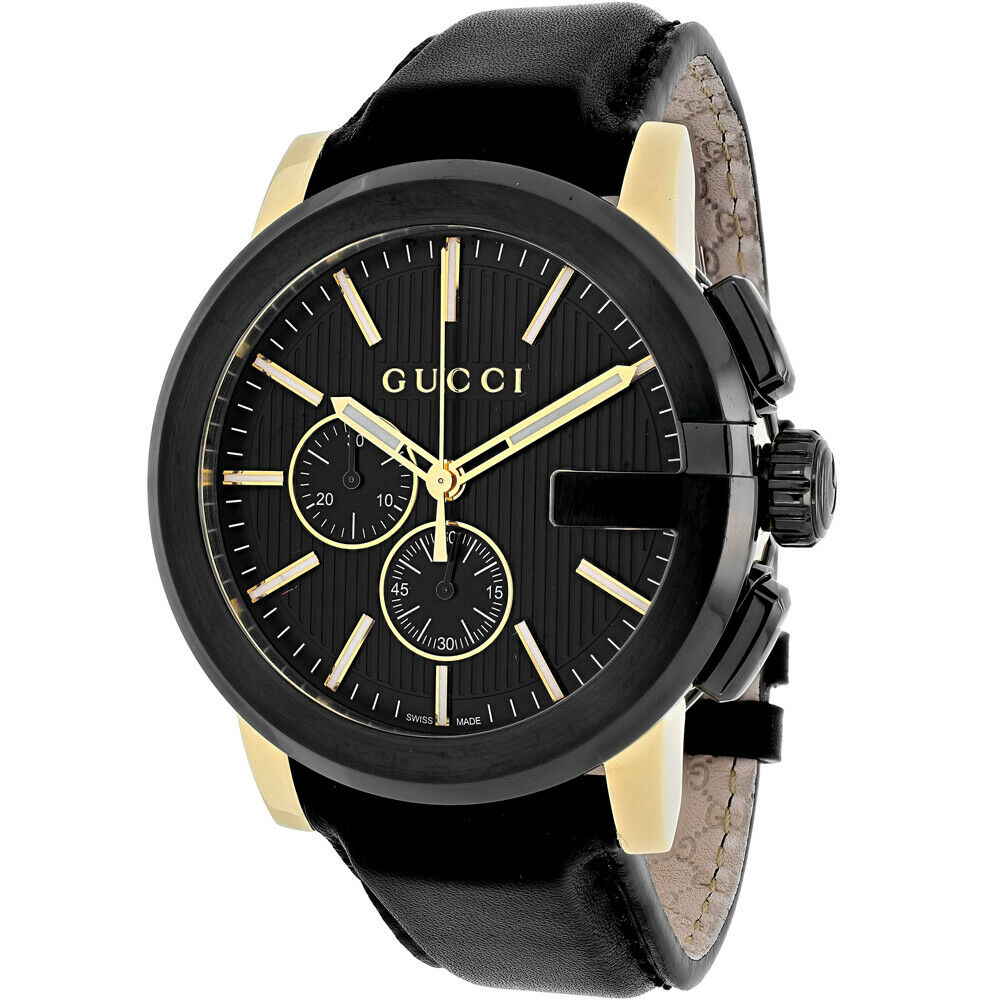 Gucci YA101203 นาฬิกา G-Chrono Chronograph Quartz 44mm Men's Watch