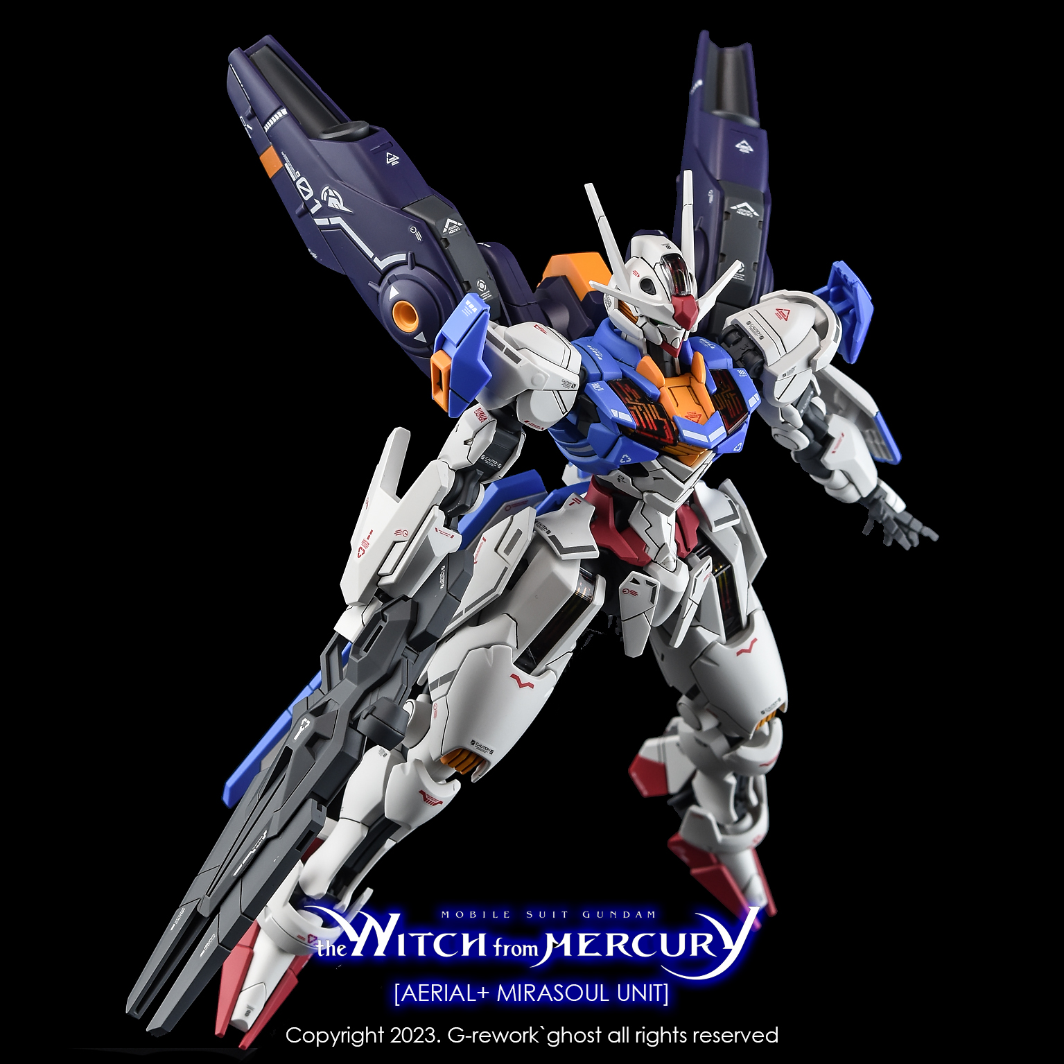 G-REWORK CUSTOM DECAL HG MIRASOL FLIGHT UNIT
