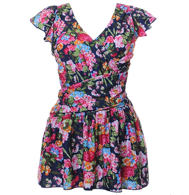 ชุดว่ายน้ำไซส์ใหญ่พร้อมส่ง:ชุดว่ายน้ำแฟชั่นสีดำแต่งลายดอกไม้สีชมพูสีสันสดใส กางเกงขาสั้นใส่ด้านในน่ารักมากๆจ๊ะ:รอบอก46-56นิ้ว เอว38-48นิ้ว สะโพก42-54นิ้วจ้า