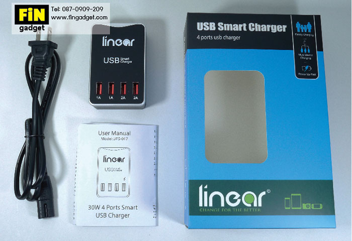 ที่ชาร์จ USB HUB 4 Ports