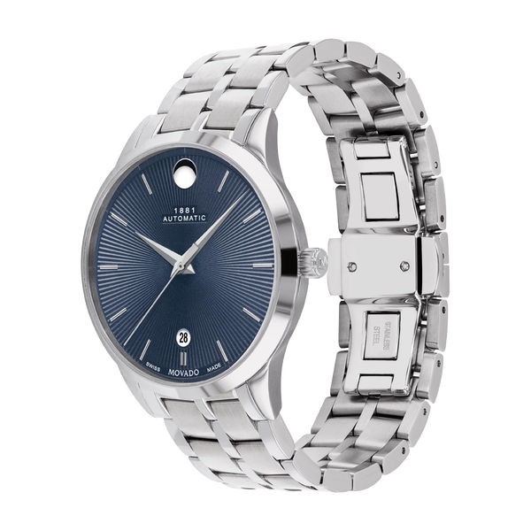 Movado 0607569 นาฬิกาผู้ชาย 1881 Automatic Men's Watch