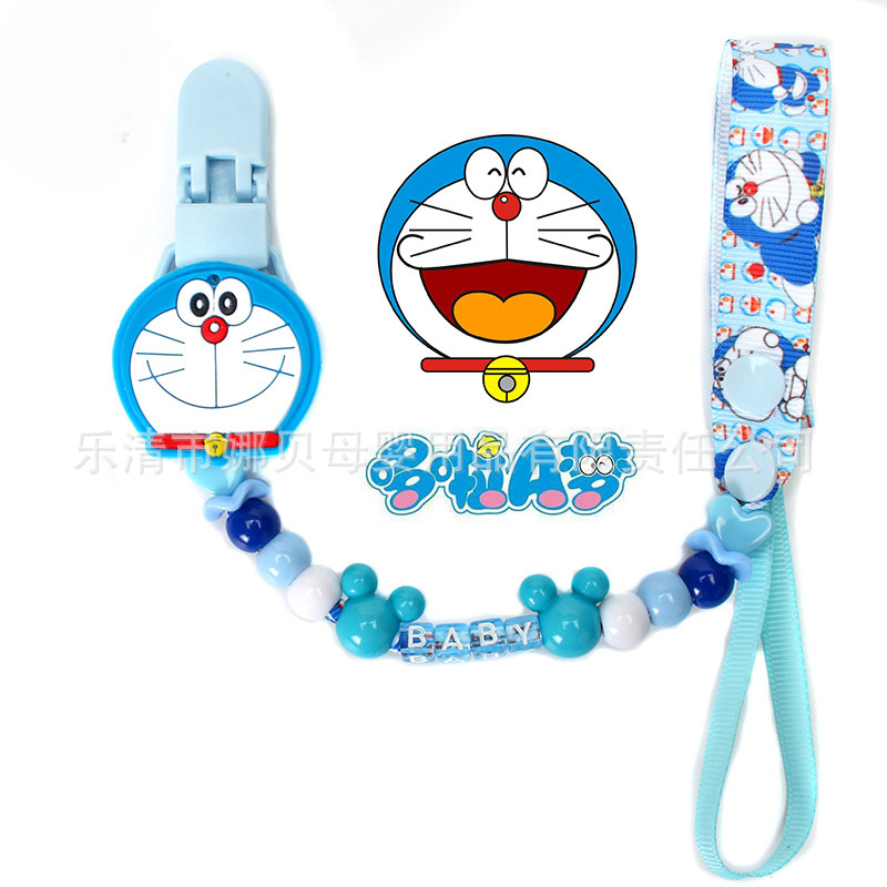 (ลายการ์ตูน) สายคล้องยางกัด ลายลูกปัดเบบี้ กันหล่น ยคล้องจุกหลอก (สายอย่างเดียว ไม่รวมสินค้า)